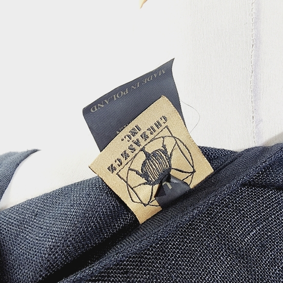 Chrzaszcz medium linen top made in poland - Picture 3 of 4